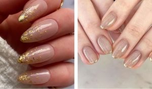 nude e dourado