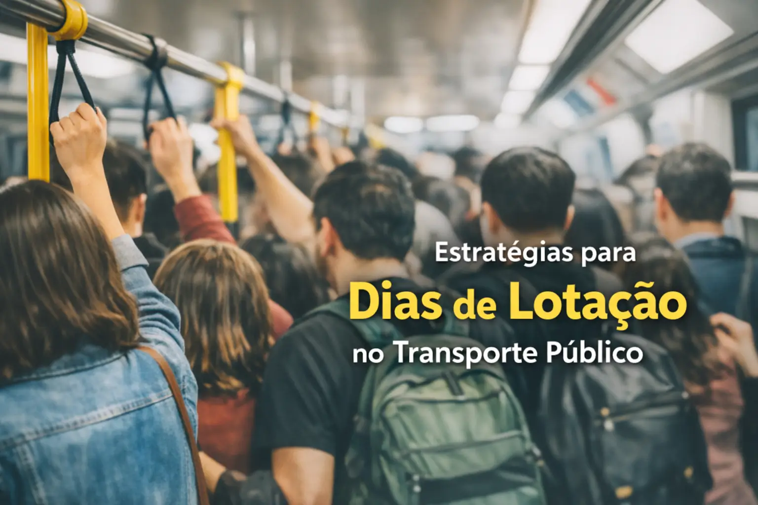 Estratégias no transporte público para dias lotados